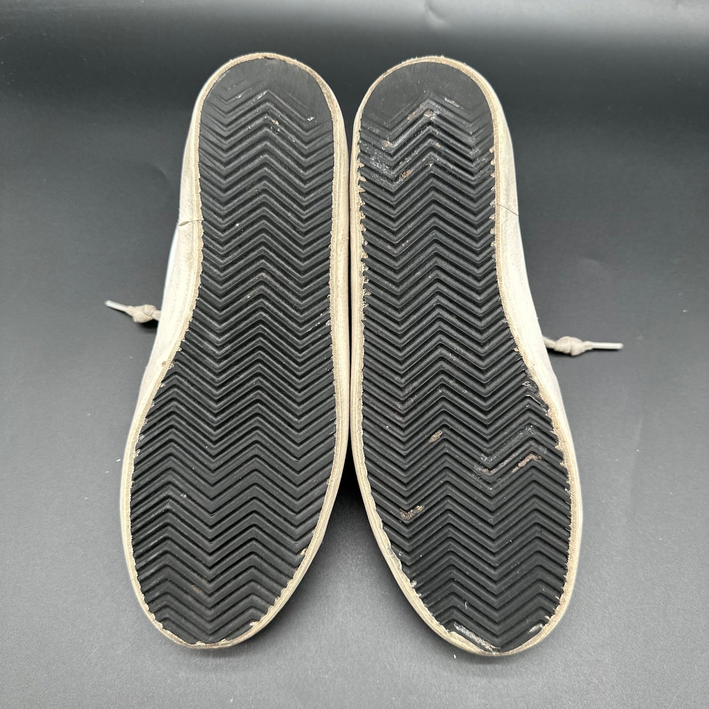 Golden Goose Superstar - Blanc Noir Or Paillettes C1445