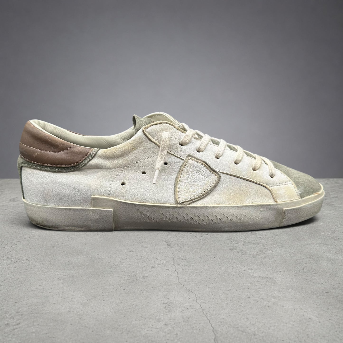 Philippe Model - Blanc Beige Marron C1335