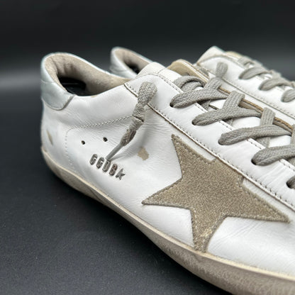 Golden Goose Superstar - Blanc Beige Argent C1268