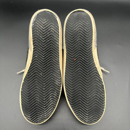 Golden Goose Superstar - Beige Noir Paillettes J012