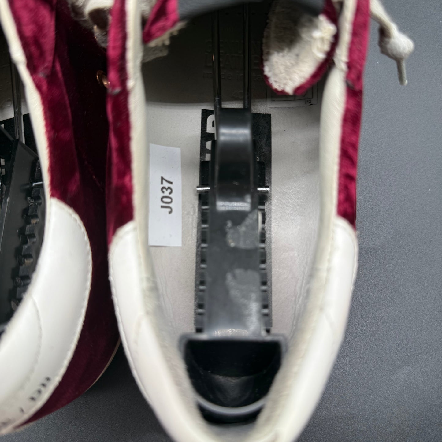 Golden Goose Superstar - Bordeaux Blanc J037