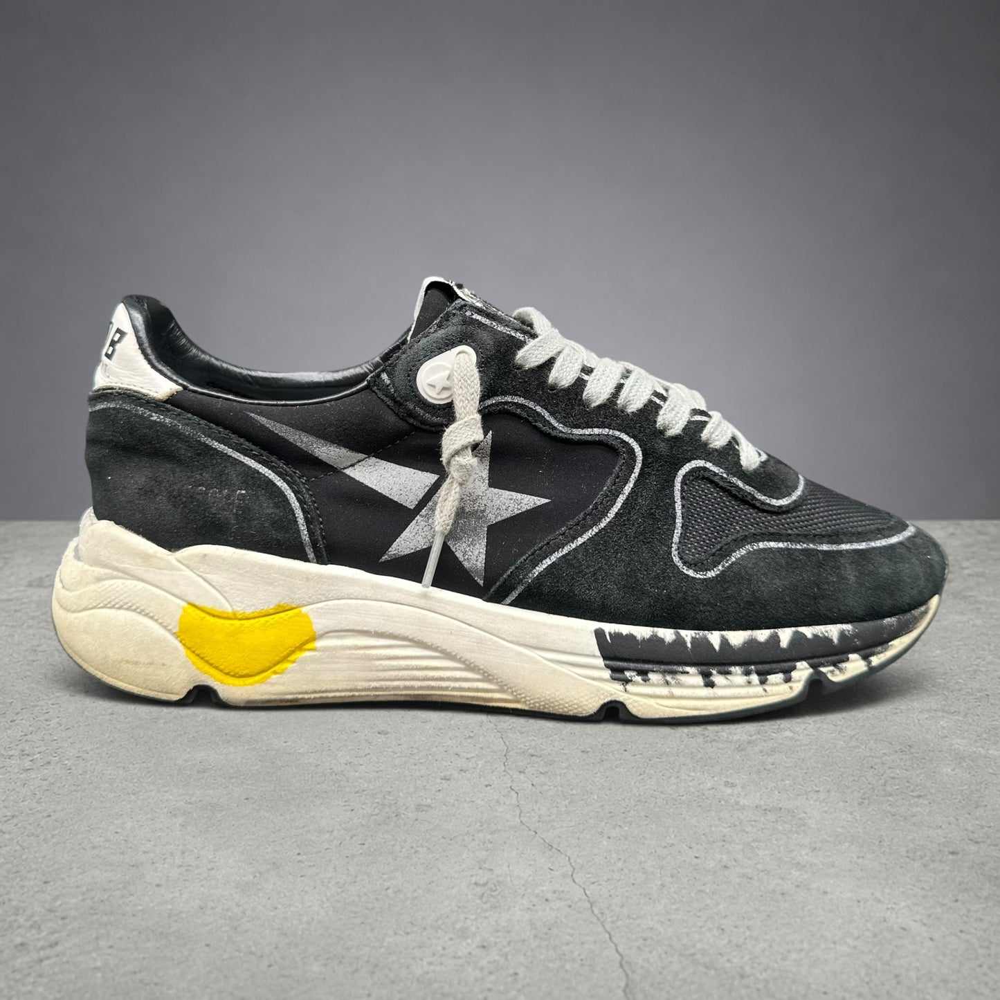 Golden Goose Running - Noir Blanc K27