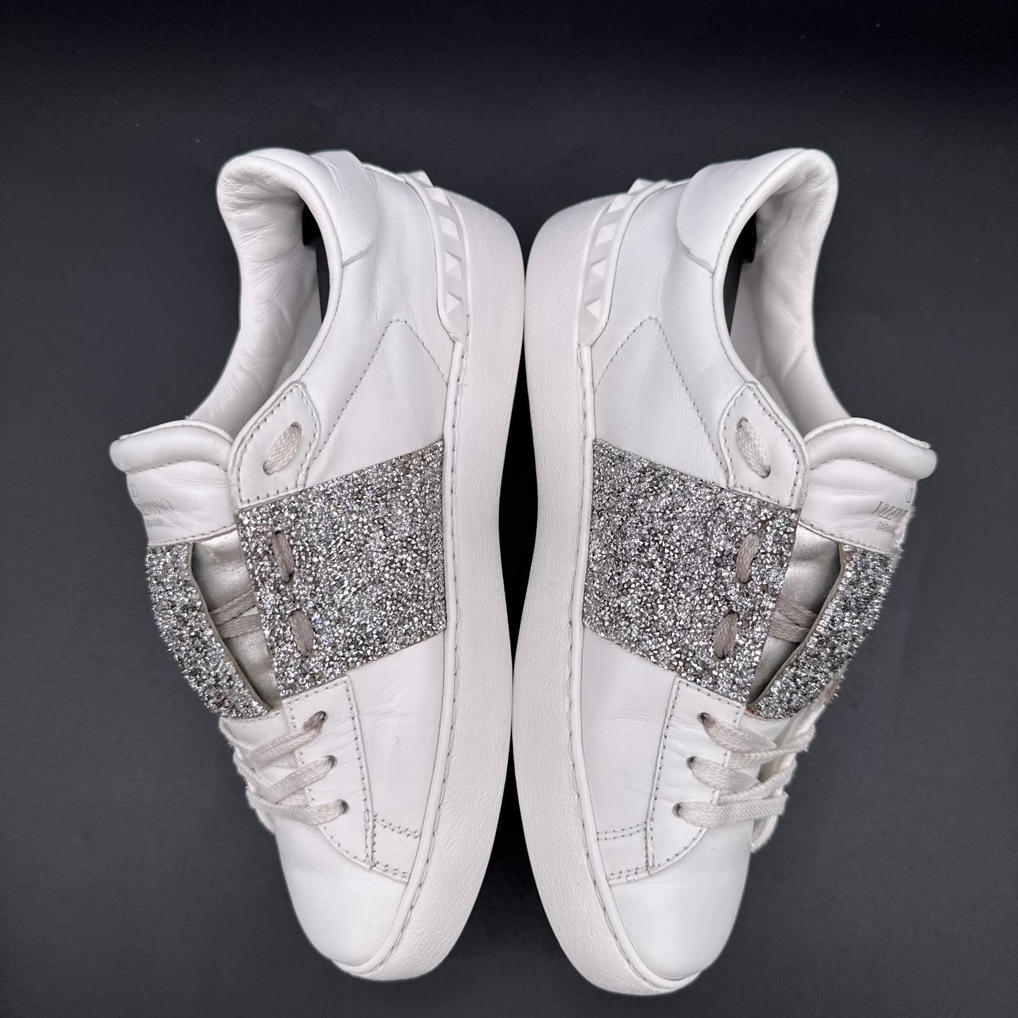 Valentino Open - Blanc Paillettes C1348