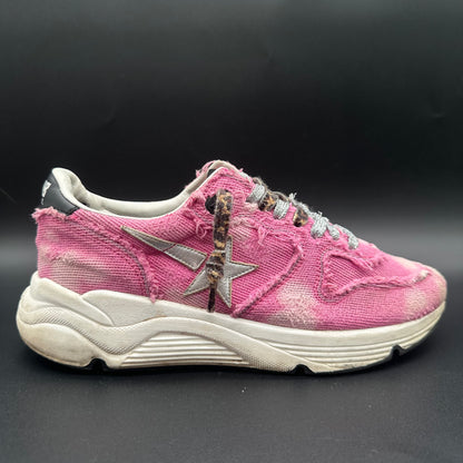 Golden Goose Running - Rose Blanc Léopard C1220