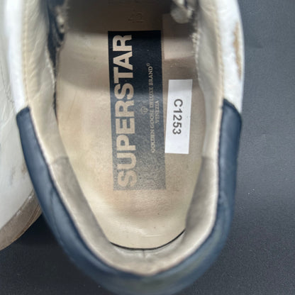 Golden Goose Superstar - Blanc Bleu Zèbre C1253
