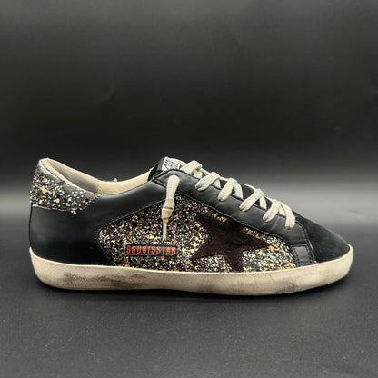 Golden Goose Superstar - Noir Paillettes J002