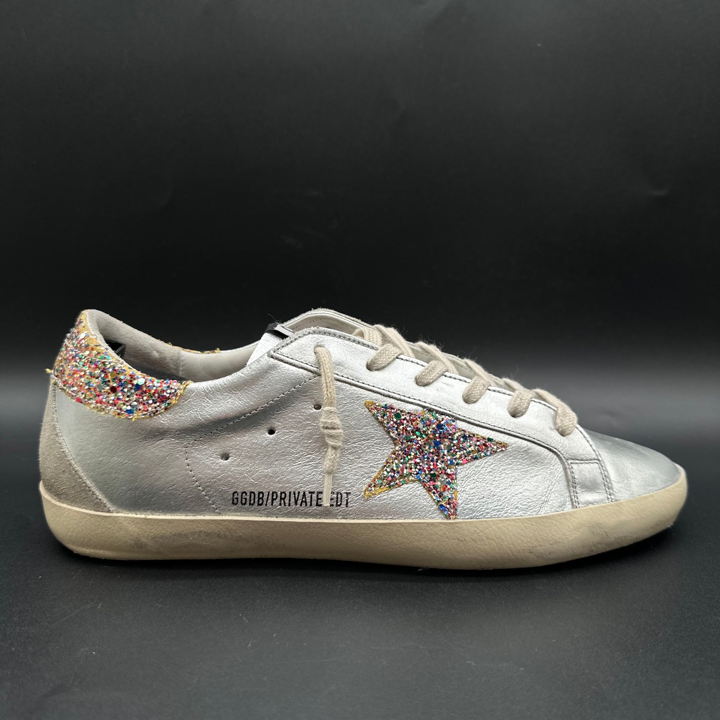 Golden Goose Superstar - Argent Paillettes K47
