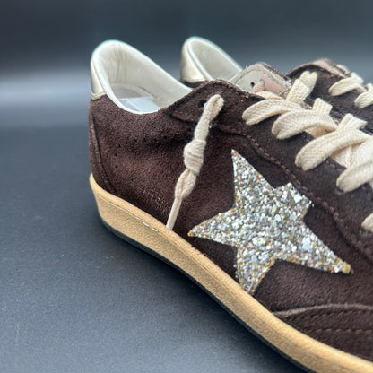 Golden Goose Ballstar - Marron Paillettes C1233