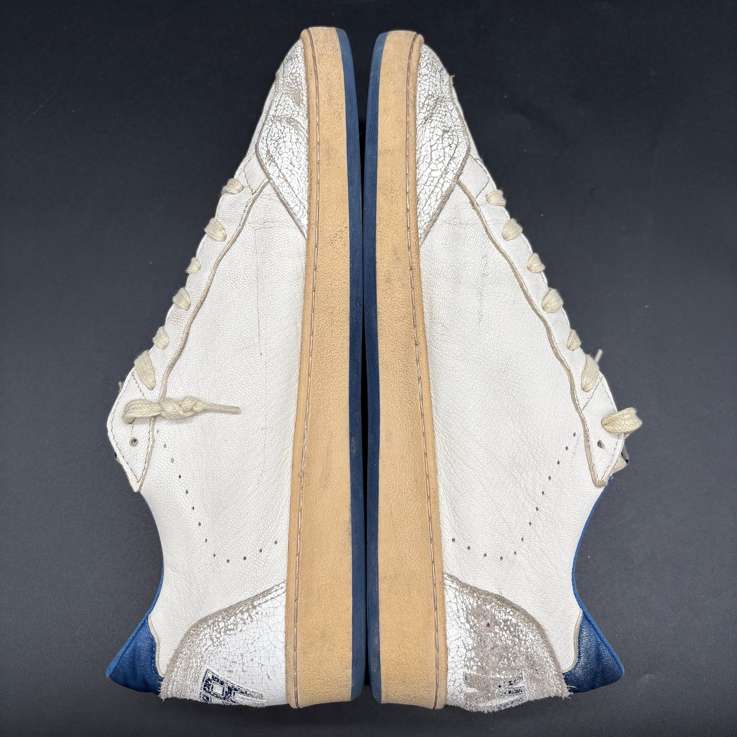Golden Goose Ballstar - Blanc Bleu C1323