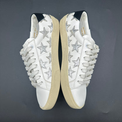 Saint Laurent Court - Blanc Noir Argent C1436