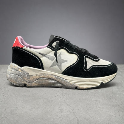 Golden Goose Running - Boanc Rouge Noir Argent Paillettes K46