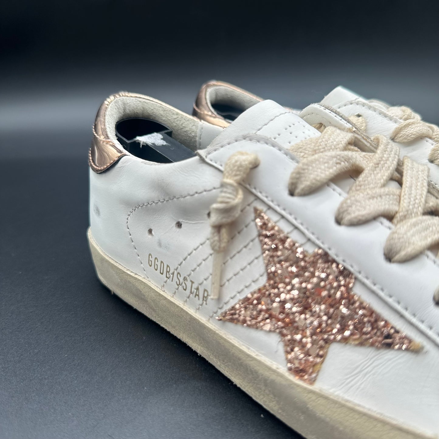 Golden Goose Superstar - Blanc Rose gold C1425