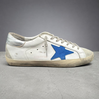 Golden Goose Superstar - Blanc Bleu Argent C1199
