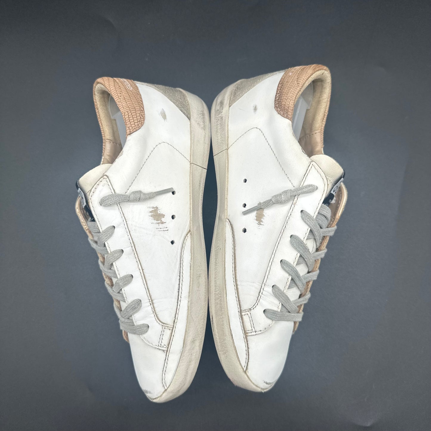 Golden Goose Superstar - Blanc Marron Beige C1354