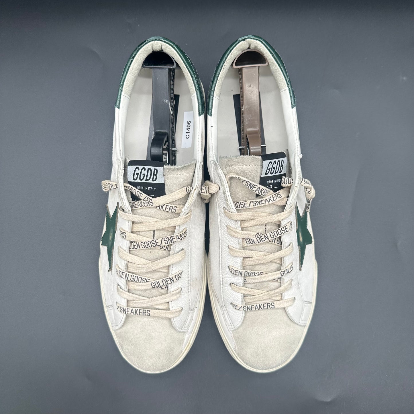 Golden Goose Superstar - Blanc Vert C1406