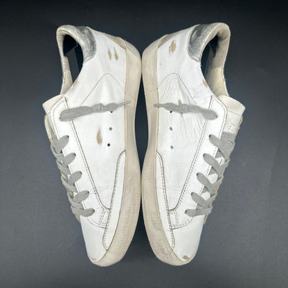 Golden Goose Superstar - Blanc Beige Argent C543