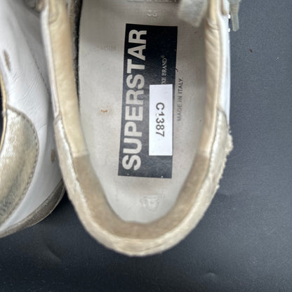 Golden Goose Superstar - Blanc Beige Or C1387