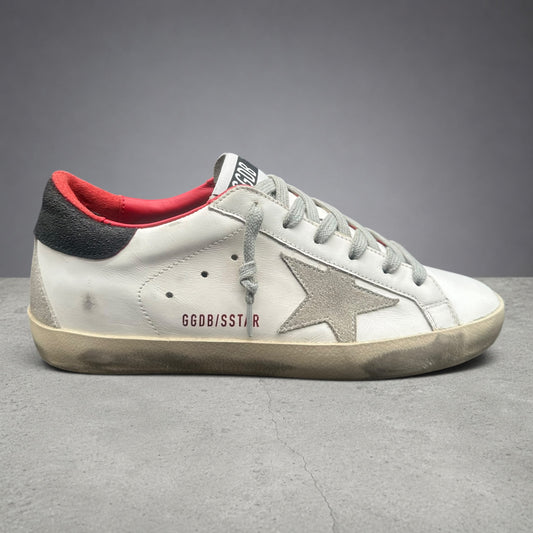 Golden Goose Superstar - Blanc Noir Rouge C1201
