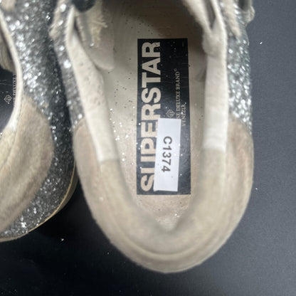 Golden Goose Superstar - Paillettes Beige C1374
