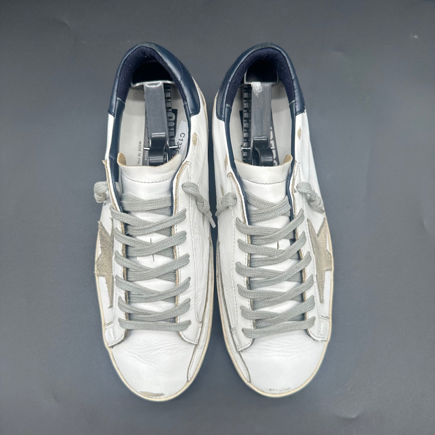 Golden Goose Superstar - Blanc Bleu Beige C1376