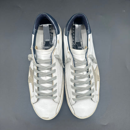 Golden Goose Superstar - Blanc Bleu Beige C1376