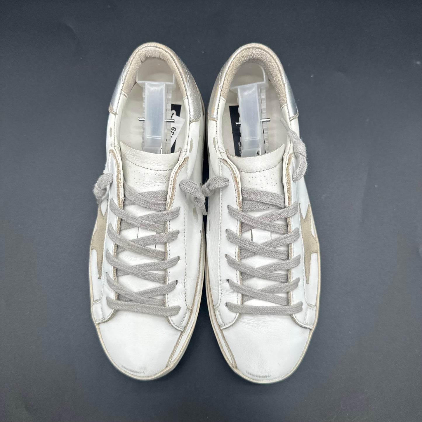 Golden Goose Superstar - Blanc Beige Argent C1139