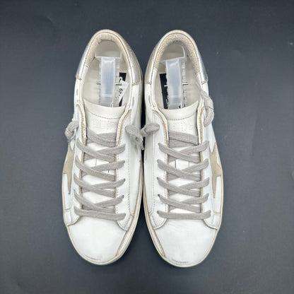 Golden Goose Superstar - Blanc Beige Argent C1139