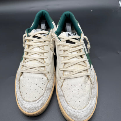 Golden Goose Ballstar - Blanc Vert C1226