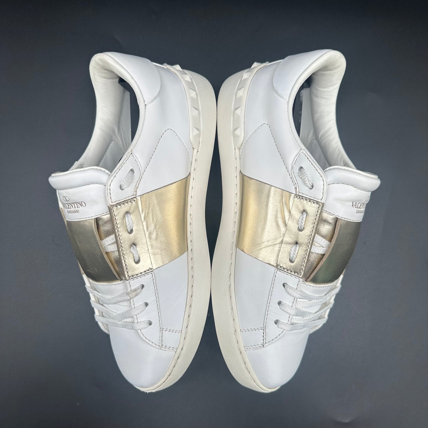 Valentino Open - Blanc Or C1239