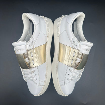 Valentino Open - Blanc Or C1239