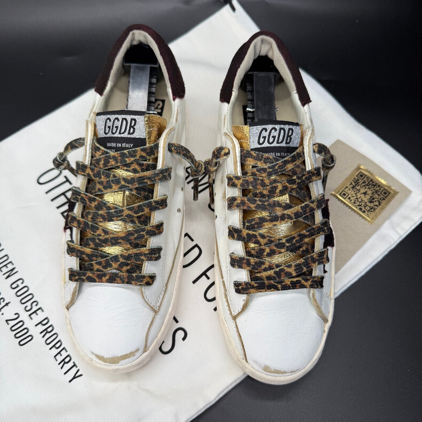 Golden Goose Superstar - Blanc/Leopard/Rouge/Noir◾️