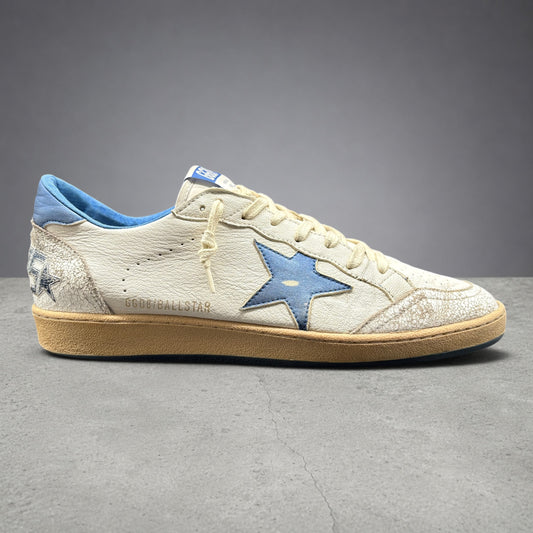 Golden Goose Ballstar - Blanc Bleu C1323