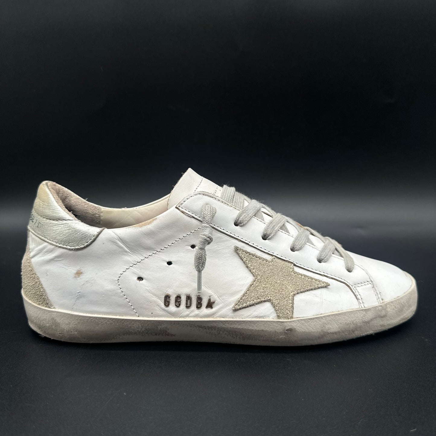 Golden Goose Superstar - Blanc Argent Beige C1284