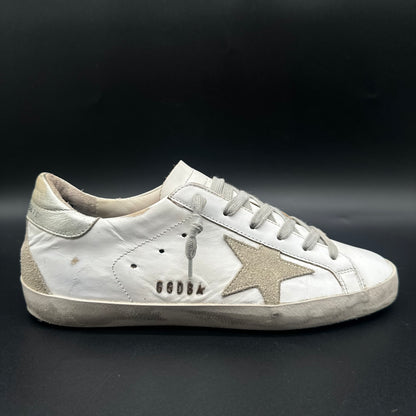 Golden Goose Superstar - Blanc Argent Beige C1284