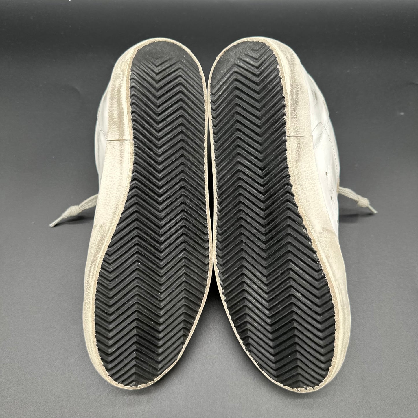 Golden Goose Superstar - Blanc Beige Argent P437