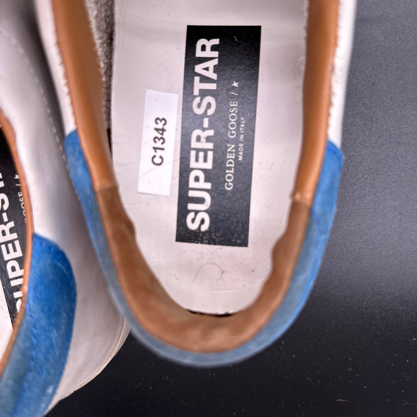 Golden Goose Superstar - Beige Bleu C1343