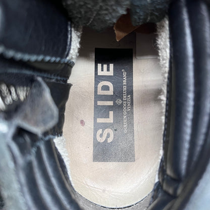 Golden Goose Slide - Noir Gris Blanc Orange K16