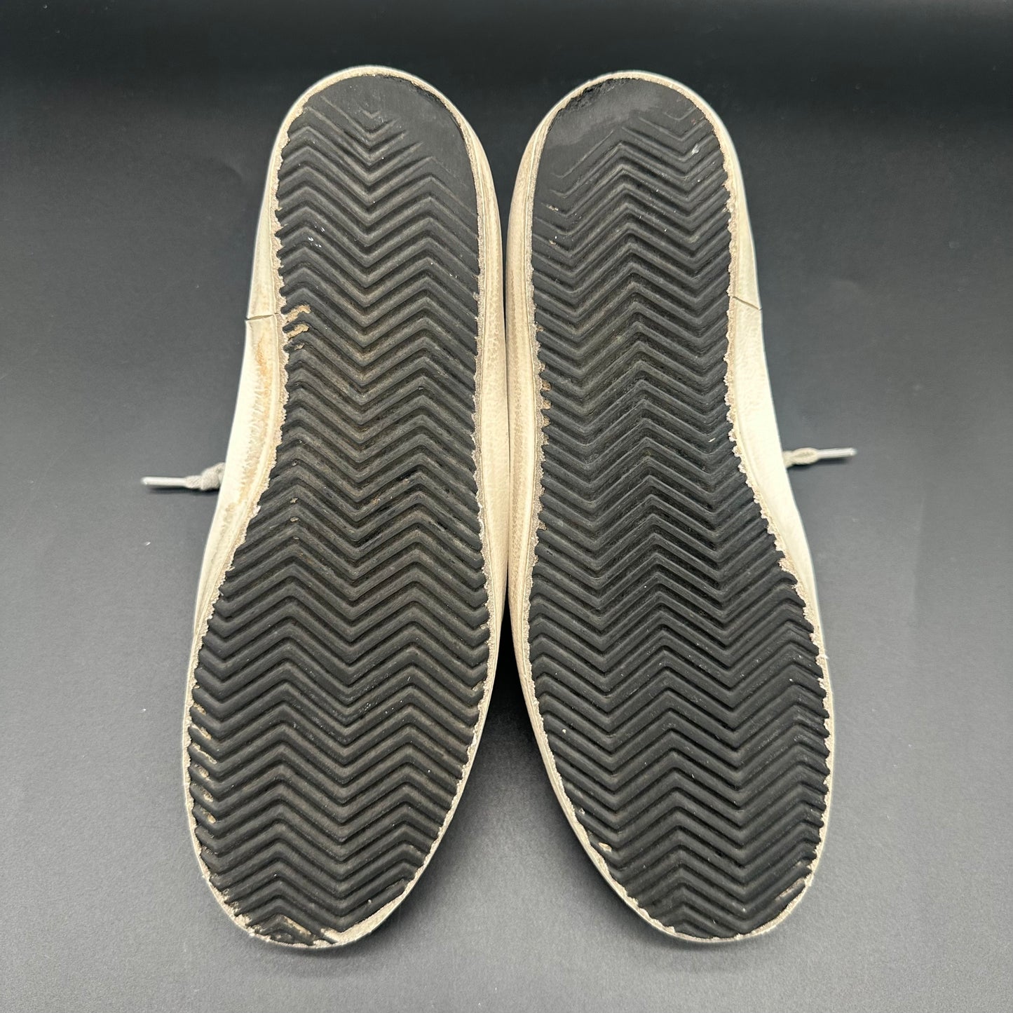 Golden Goose Superstar - Blanc Vert Paillettes C1375