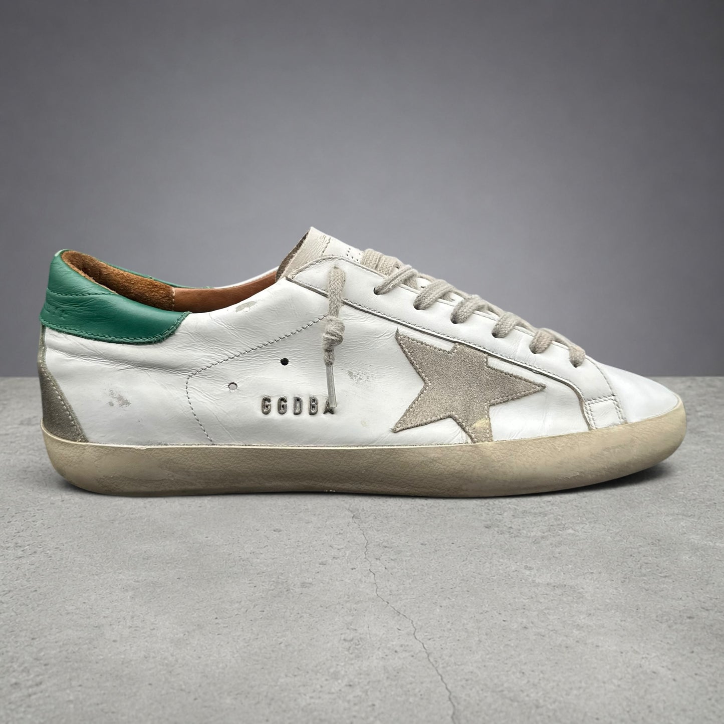 Golden Goose Superstar - Blanc Beige Vert C1450