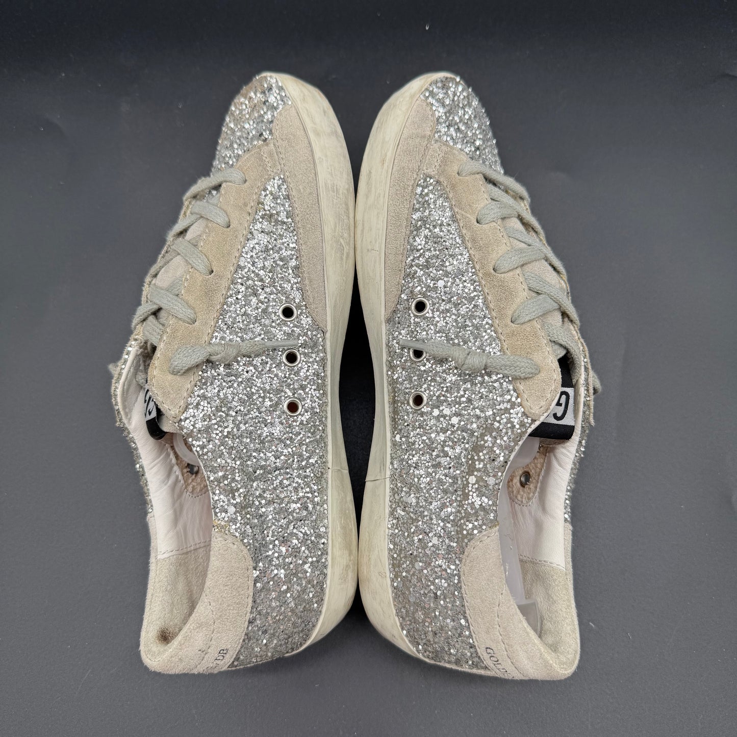 Golden Goose Superstar - Paillette Argent C1267