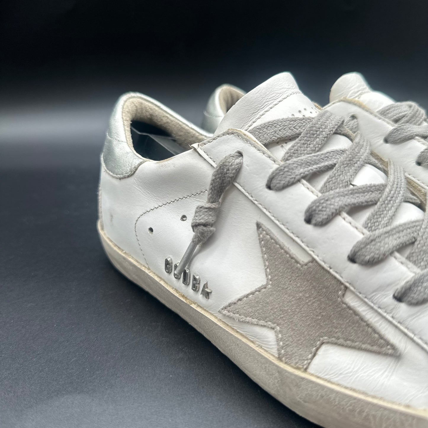Golden Goose Superstar - Blanc Beige Argent C1350