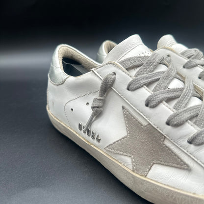 Golden Goose Superstar - Blanc Beige Argent C1350