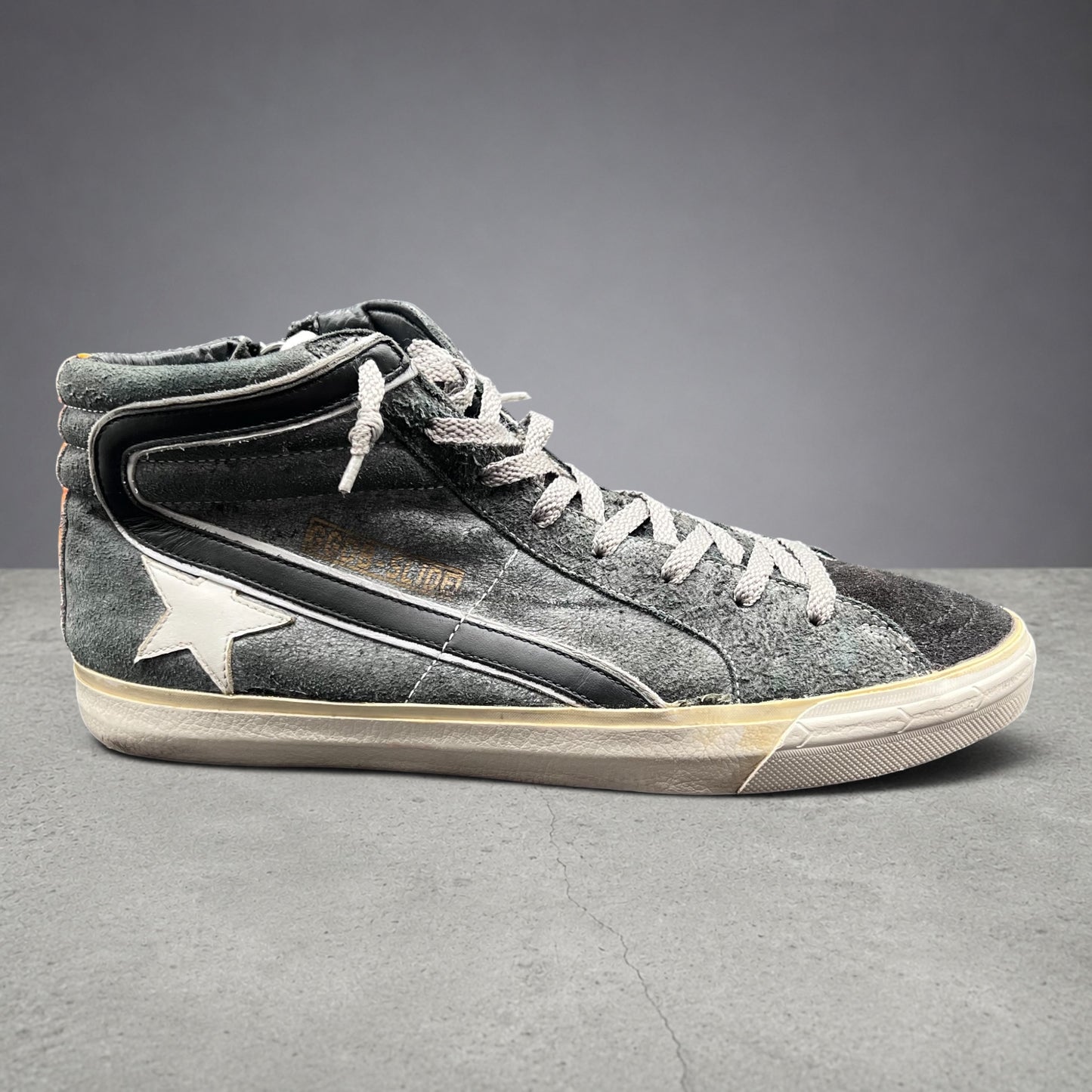 Golden Goose Slide - Noir Gris Blanc Orange K16