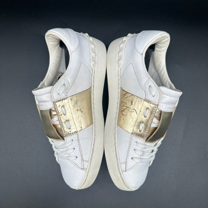 Valentino Open - Blanc Or C1227