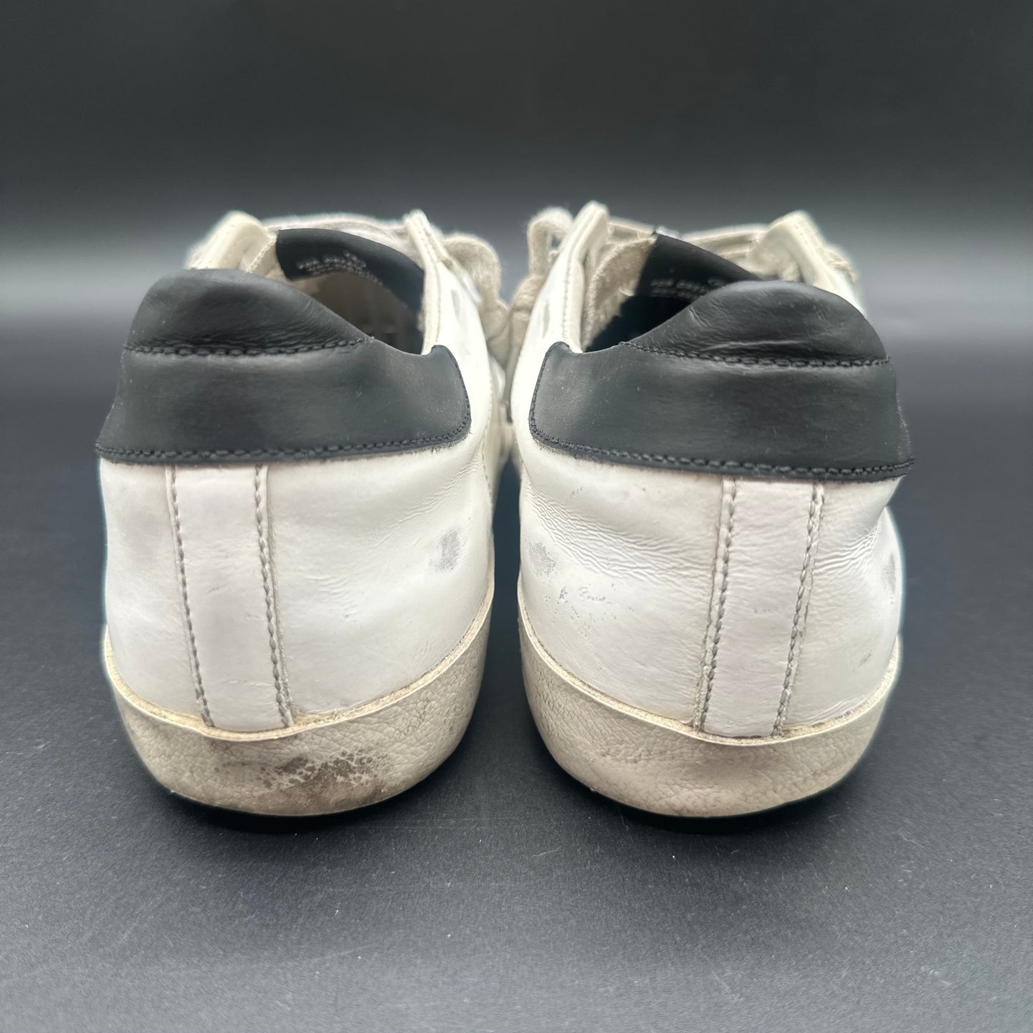 Golden Goose Superstar - Blanc Noir Paillettes C1308