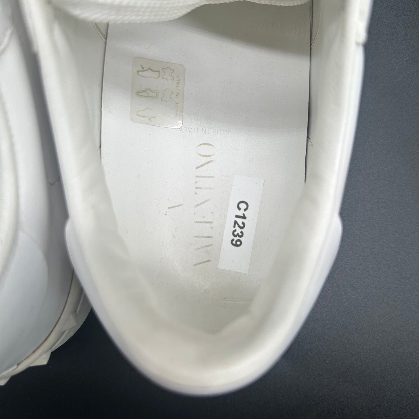 Valentino Open - Blanc Or C1239