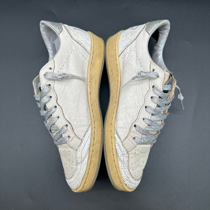 Golden Goose Ballstar - Blanc Argent Paillettes C1306