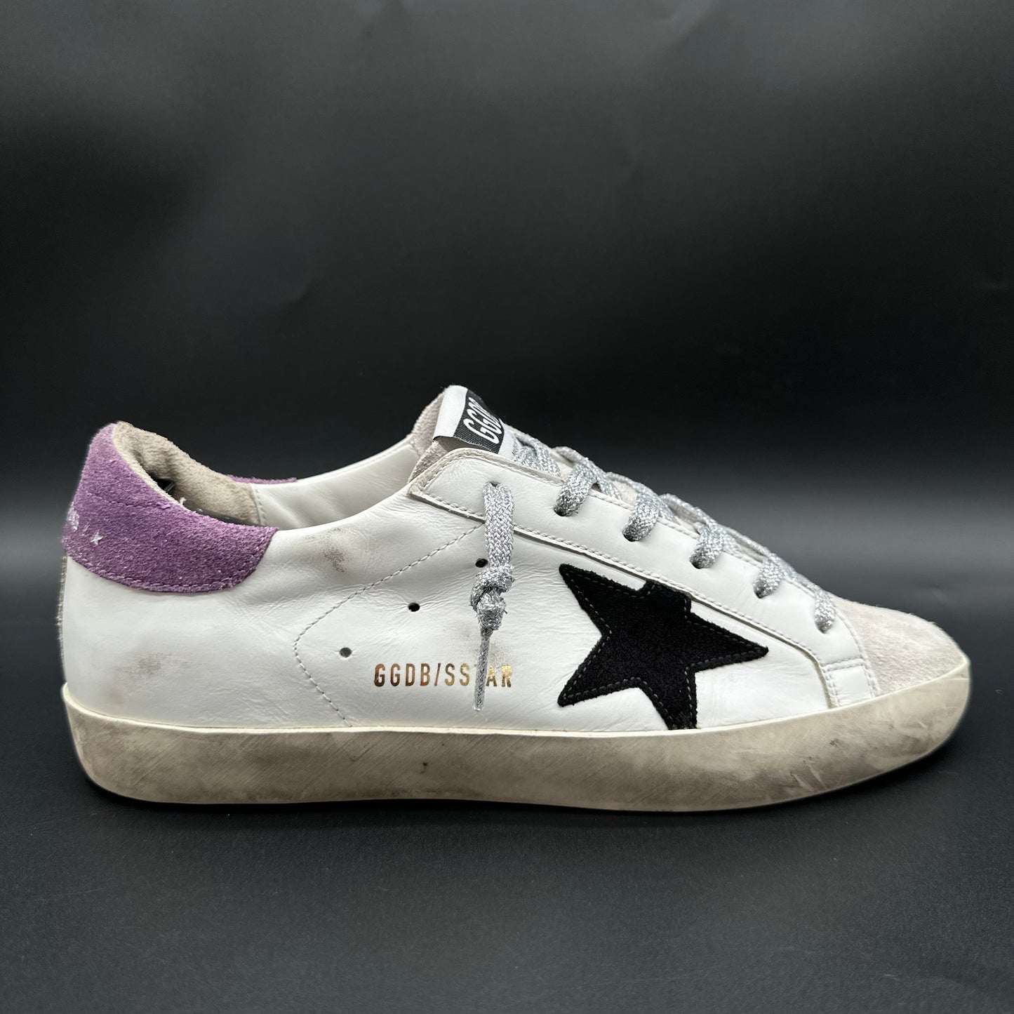 Golden Goose Superstar - Blanc Noir Violet C1355