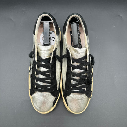 Golden Goose Superstar - Argent Noir C1448