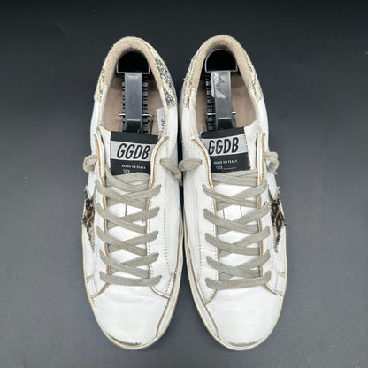 Golden Goose Superstar - Blanc Zèbre Léopard J015